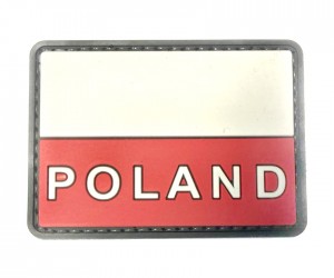 Шеврон ”Флаг Польша”, PVC на велкро