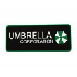 Шеврон ”Umbrella Corporation”, PVC на велкро, 120x50 мм (зеленый) - фото № 1