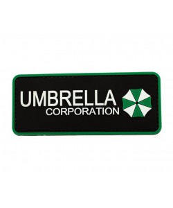 Шеврон ”Umbrella Corporation”, PVC на велкро, 120x50 мм (зеленый)