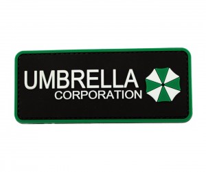 Шеврон ”Umbrella Corporation”, PVC на велкро, 120x50 мм (зеленый)