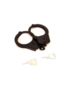 Наручники конвойные с фиксатором БР-1КФ «Краб» (вороненые)