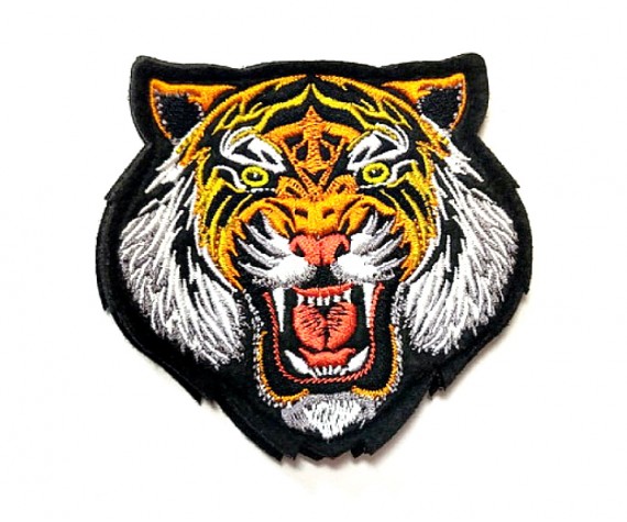 Шеврон ”Тигр оскал”, вышивка (PV0676) купить в Москве, СПБ, цена в  интернет-магазине «Pnevmat24»