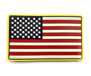 Шеврон ”Флаг США” левый, PVC на велкро, 50x70 мм (цвет)