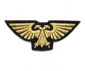 Шеврон ”Имперский орел Вархаммер”, вышивка (золото)