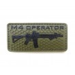 Шеврон ”M4 Operator”, PVC на велкро, 80x40 мм (Olive) - фото № 1