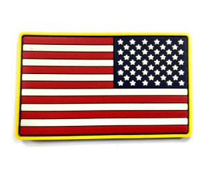 Шеврон ”Флаг США” правый, PVC на велкро, 50x80 мм (цвет)