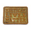 Шеврон ”Multicam Lives Matter”, вышивка, 70x50 мм - фото № 1