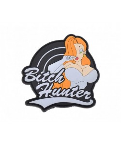 Шеврон ”3D Bitch Hunter”, PVC на велкро, 75x75 мм (SWAT)