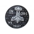 Шеврон ”Мьелнир In Gods we trust”, PVC на велкро - фото № 1
