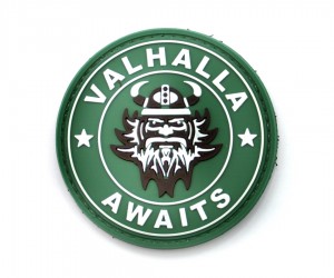 Шеврон ”Valhalla awaits”, PVC на велкро