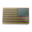 Шеврон ”Флаг США” правый, PVC на велкро, 50x80 мм (мультикам) - фото № 1
