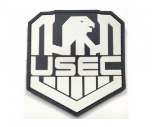 Шеврон ”USEC”, PVC на велкро, 80x70 мм