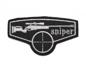 Шеврон ”Снайпер”, вышивка (черный)