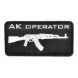 Шеврон ”AK Operator”, PVC на велкро, 80x40 мм (Black) - фото № 1
