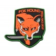 Шеврон ”Fox Hound”, PVC на велкро, 80x85 мм (Black/Orange) - фото № 1
