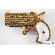 Макет пистолет Дерринджера двуствольный, латунь (США, 1866 г.) DE-1262-L - фото № 6