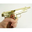 Макет пистолет Colt M1911A1 .45, золотистый (США, 1911 г.) DE-5312 - фото № 5