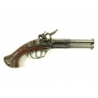 Макет пистолет кремневый 2-ствольный (Франция, XVIII век) DE-1308 - фото № 14