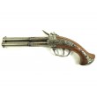 Макет пистолет кремневый 2-ствольный (Франция, XVIII век) DE-1308 - фото № 2
