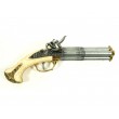 Макет пистолет кремневый 4-ствольный, рукоять под кость (Франция, XVIII век) DE-1310 - фото № 6