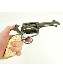 Макет револьвер Colt Peacemaker .45, 4,75”, рукоять под кость (США, 1873 г.) DE-8186