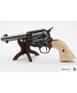 Макет револьвер Colt Peacemaker .45, 4,75”, рукоять под кость (США, 1873 г.) DE-8186