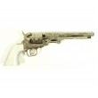 Макет револьвер морского офицера Colt Navy, перламутр. рукоять (США, 1851 г.) DE-6040 - фото № 10