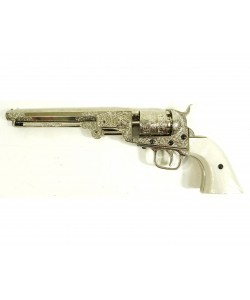 Макет револьвер морского офицера Colt Navy, перламутр. рукоять (США, 1851 г.) DE-6040