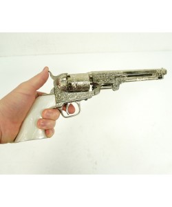 Макет револьвер морского офицера Colt Navy, перламутр. рукоять (США, 1851 г.) DE-6040
