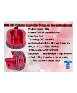 Голова цилиндра SHS для М4, гирбоксов v.2/3, короткая (GT0032)