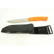 Нож Steel Will 800 Argonaut (R2OR) оранжевая рукоять - фото № 4