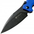 Нож складной Steel Will F79-24 Scylla (черное лезвие, синяя рук.) - фото № 4