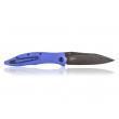 Нож складной Steel Will F53-23 Gienah (черное лезвие, синяя рук.) - фото № 2