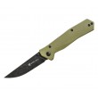 Нож складной Steel Will F11-33 Daitengu (черное лезвие, зеленая рук.) - фото № 1