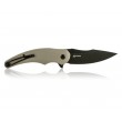 Нож складной Steel Will F55-06 Arcturus (черное лезвие, бежевая рук.) - фото № 2