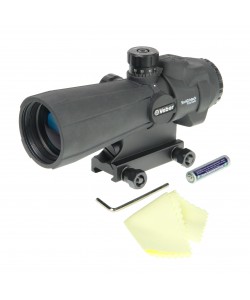 Оптический прицел Veber Wolf Prismatic 5x40 RGB, Cross-Dot, подсветка, на Weaver