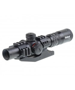 Оптический прицел Veber Black Russian 1-4x24 RG «Загонник», подсветка