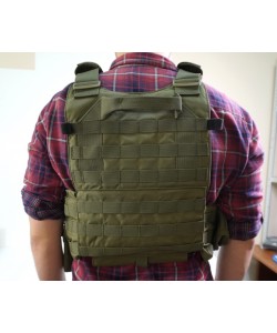 Разгрузочный жилет EmersonGear LBT6094A style Plate Carrier с 3 подсумками (Ranger Green)