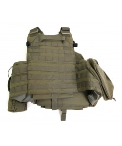 Разгрузочный жилет EmersonGear LBT6094A style Plate Carrier с 3 подсумками (Ranger Green)