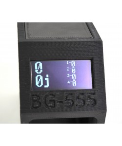 Хронограф рамочный BG-555 (OLED) черный