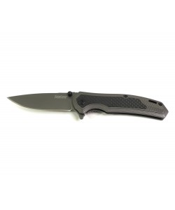 Нож полуавтоматический Kershaw Fringe K8310, 7,6 см, рукоять сталь/карбон