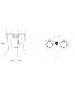 Бинокль Hawke Vantage 8x42 WP Grey (34221)