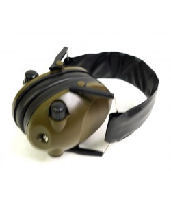 Наушники активные шумоподавляющие (18 дБ, олива)