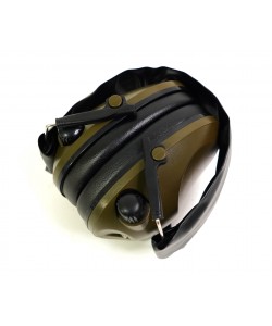 Наушники активные шумоподавляющие (18 дБ, олива)