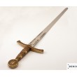 Средневековый меч (Франция, XIV век) металл.  рукоять, без ножен (DE-5203) - фото № 10
