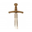 Средневековый меч (Франция, XIV век) металл.  рукоять, без ножен (DE-5203) - фото № 4
