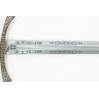 Средневековый меч (Франция, XIV век) металл.  рукоять, пластик. ножны, черные с красным (DE-6201) - фото № 13