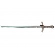 Средневековый меч (Франция, XIV век) металл.  рукоять, пластик. ножны, черные с красным (DE-6201) - фото № 9
