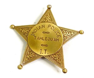 Значок Индейской полиции (пятиконечная звезда) DE-108