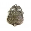 Значок Deputy U.S. Marshal с изображ. орла, никель (DE-112-NQ) - фото № 1